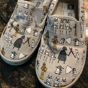 Star Wars GAP slip ons. Toddler size 10